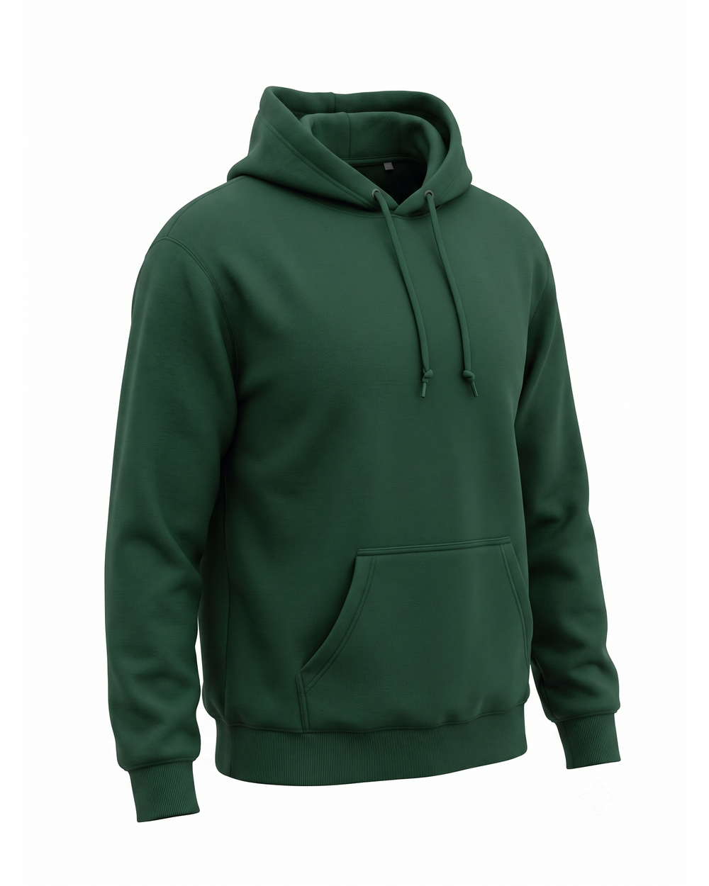 Buzo Canguro Liso color Verde Oscuro