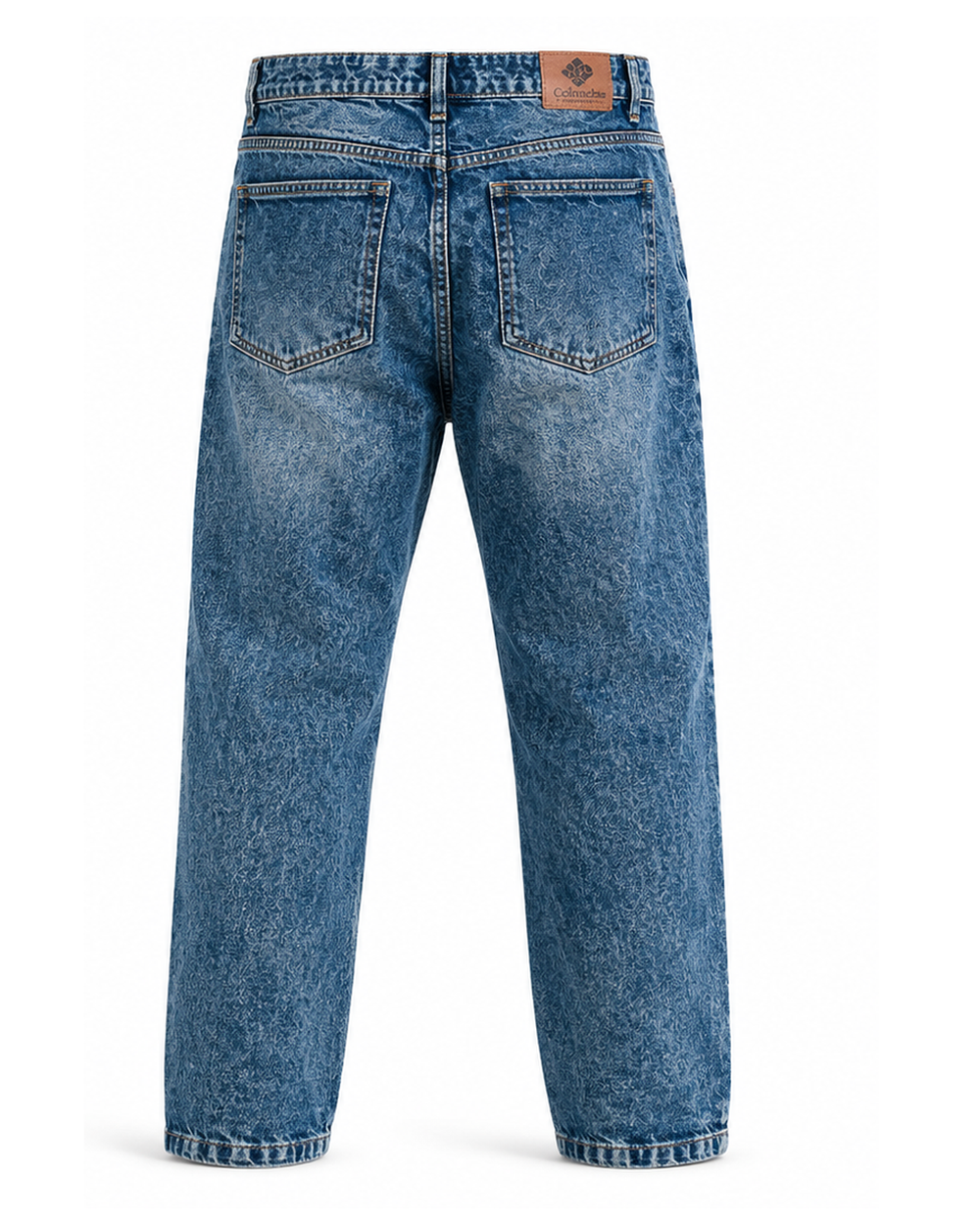 Jean Baggy Lisos color Oxido, vista trasera