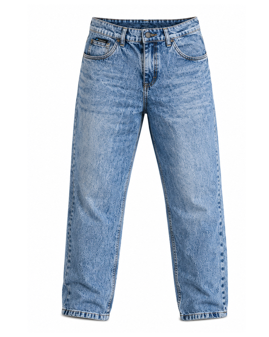 Jean Baggy Lisos color Nevado Azul, vista frontal