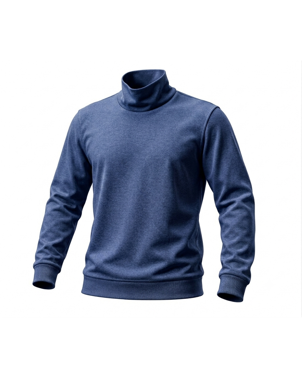 Polera Darlon cuello alto color Azul