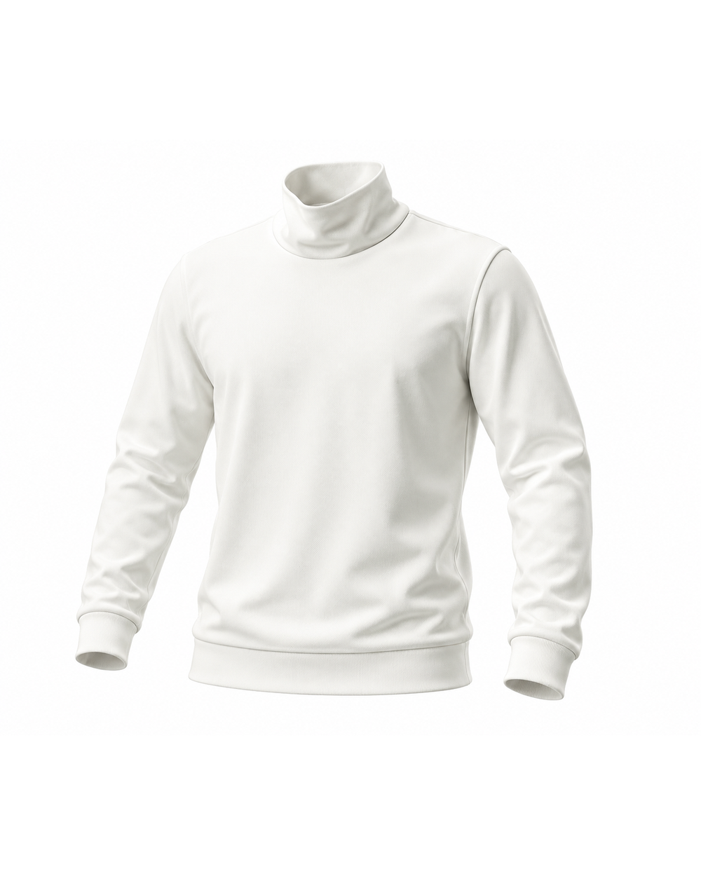 Polera Darlon cuello alto color Blanco