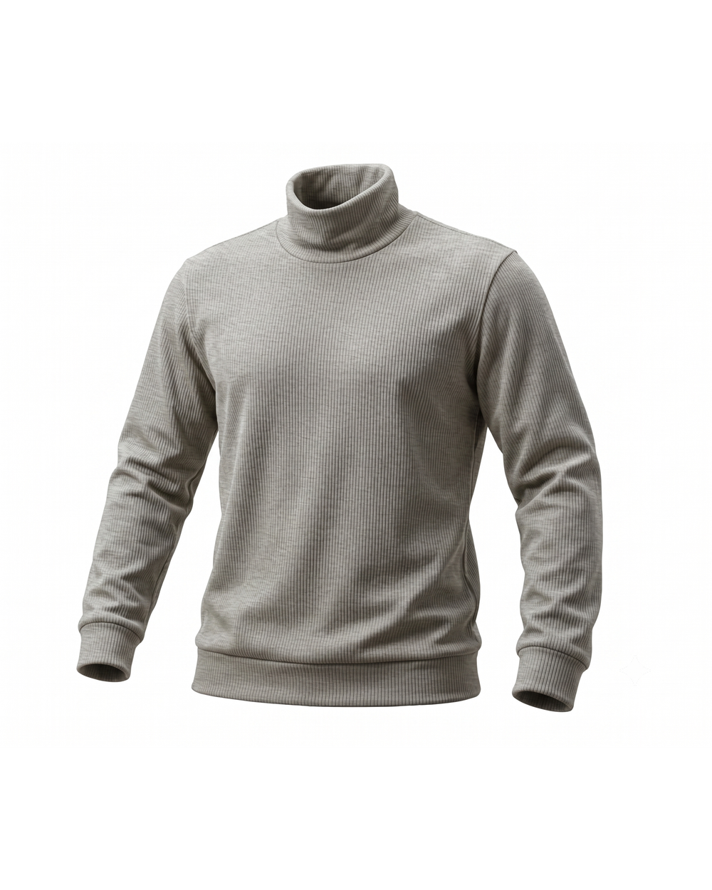 Polera Darlon cuello alto color Gris