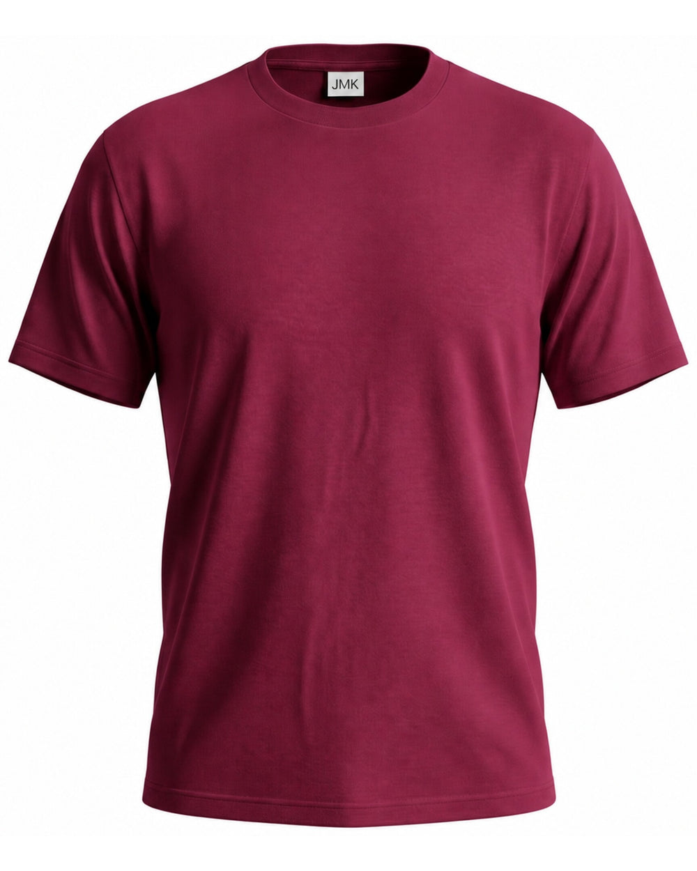 Remera básica algodón color bordó talles especiales