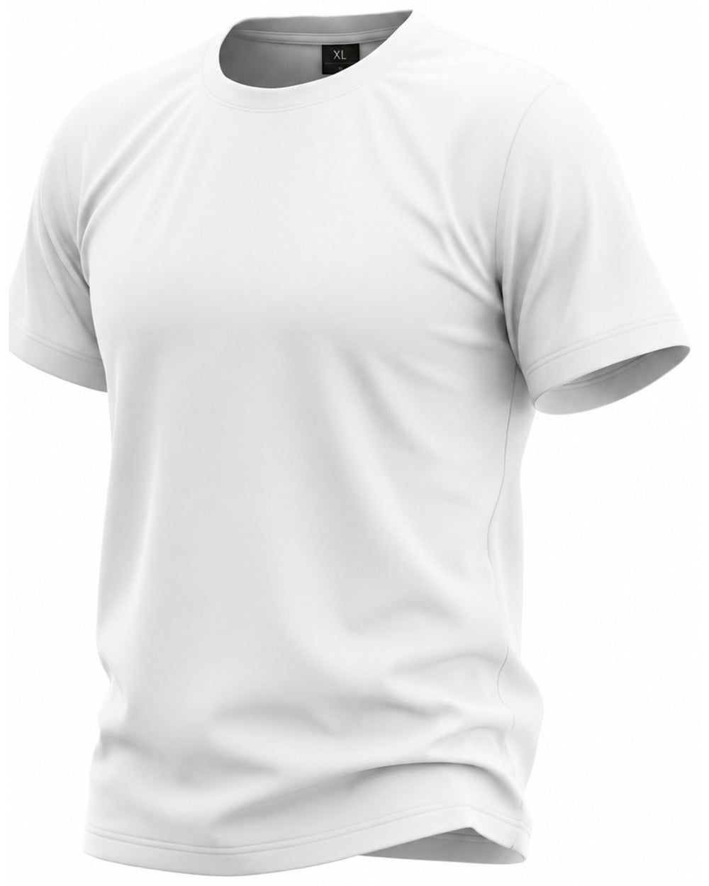 Remera básica algodón color blanco